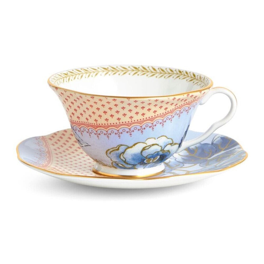 Butterfly Bloom Blue Teacup And Saucer by Wedgwood