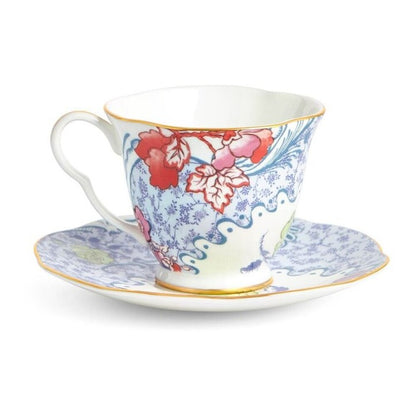 Butterfly Bloom Teacup And Saucer by Wedgwood Additional Image - 4