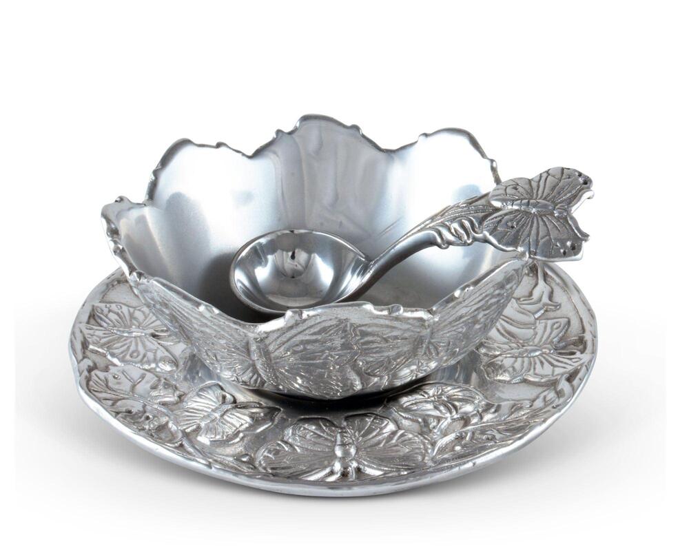 Butterfly Condiment Set 3-Piece by Arthur Court Designs 2