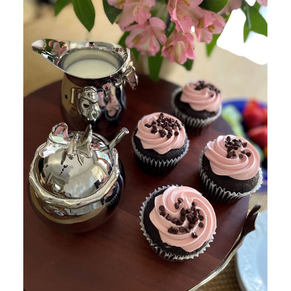 Butterfly Cream & Sugar Set - Thumbnail 4
