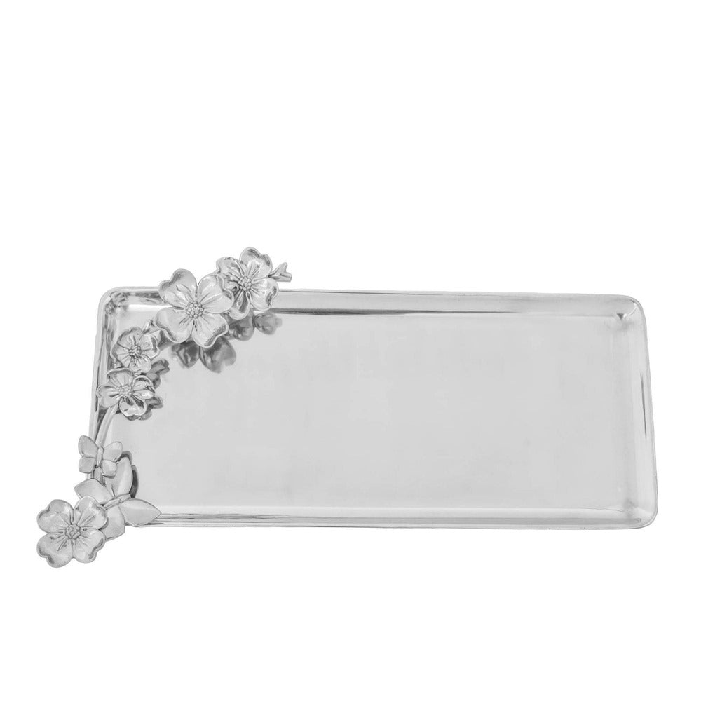 Butterfly Dogwood Oblong Tray by Arthur Court Designs