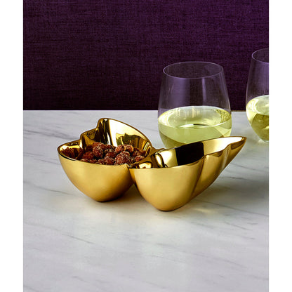 Butterfly Double Bowl by Mary Jurek Design Additional Image -3