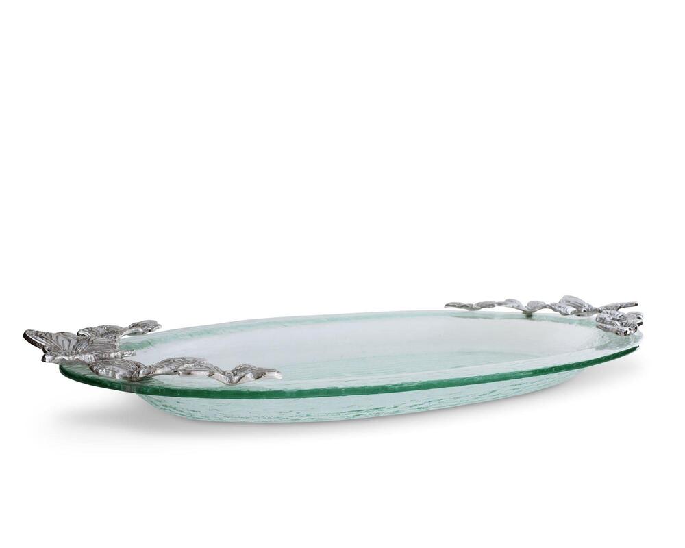 Butterfly Glass Platter by Arthur Court Designs 1