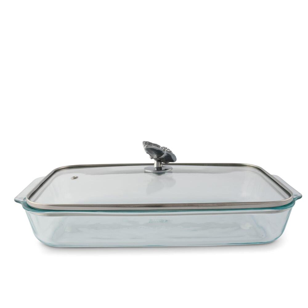 Butterfly Lid with Pyrex 3 Quart Baking Dish by Arthur Court Designs 2