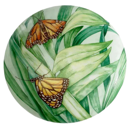 Butterfly Monarch Box Votive by Mottahedeh