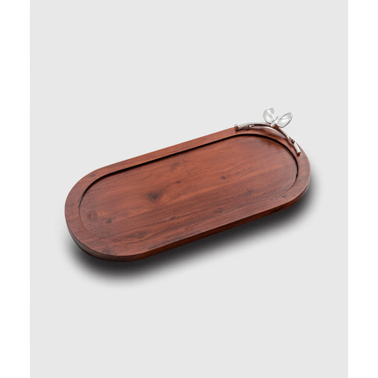 Butterfly Oval Wood Tray by Mary Jurek Design 