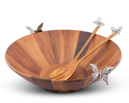 Butterfly Salad Server by Vagabond House 4