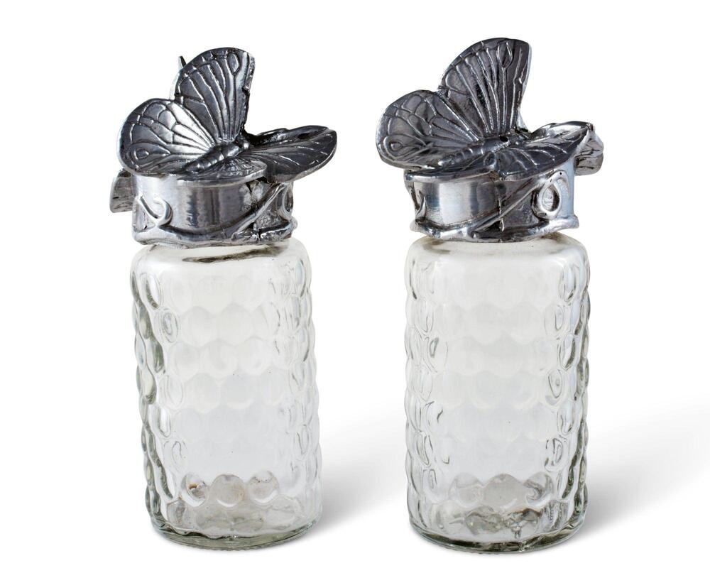 Butterfly Salt & Pepper Set by Arthur Court Designs 2