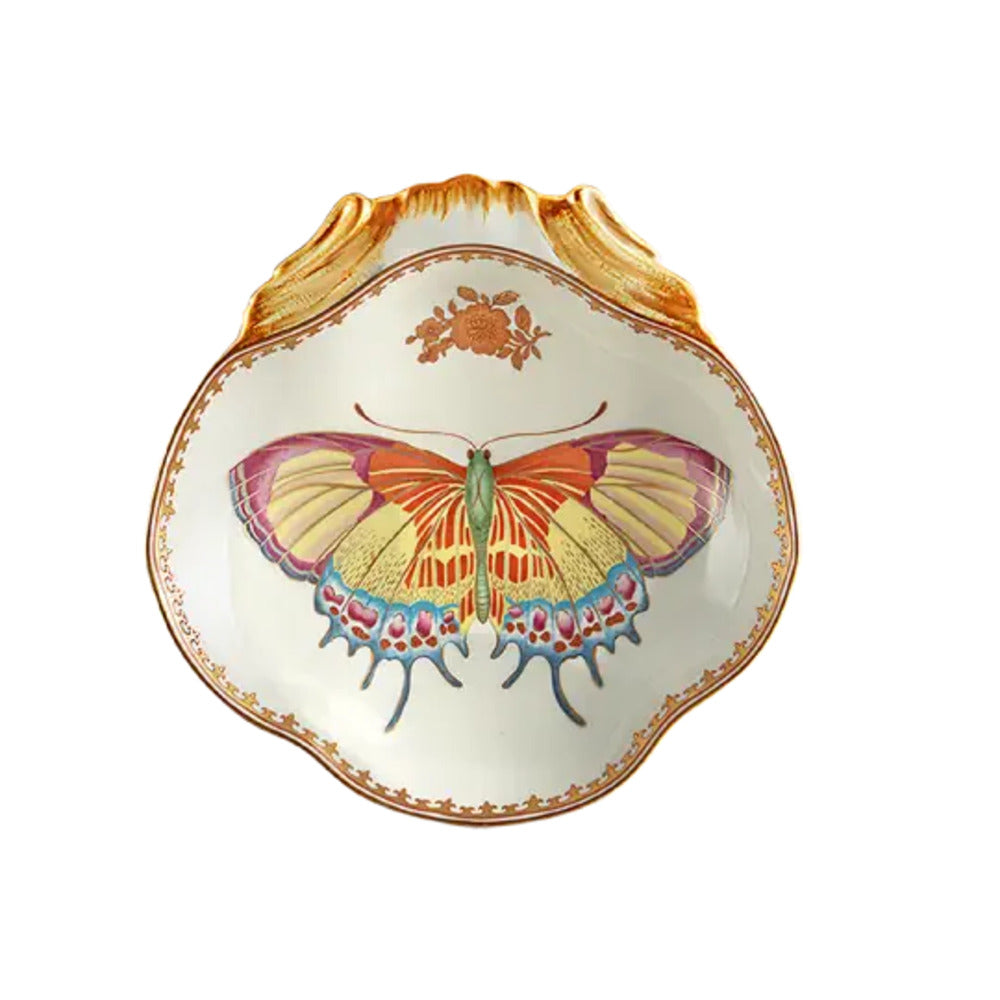 Butterfly Shell Dish by Mottahedeh