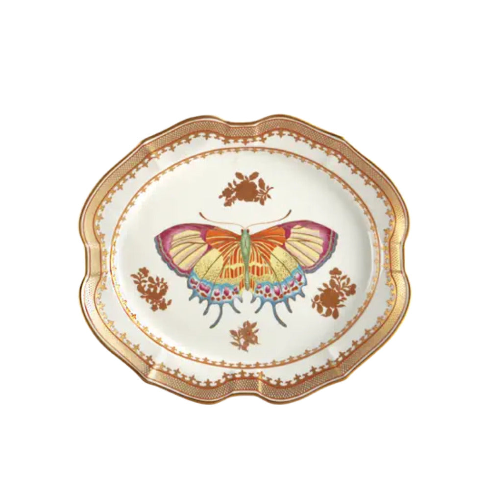 Butterfly Small Platter by Mottahedeh