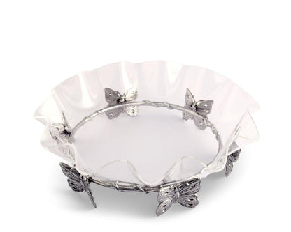 Butterfly Stand Acrylic Bowl 16" by Arthur Court Designs 3