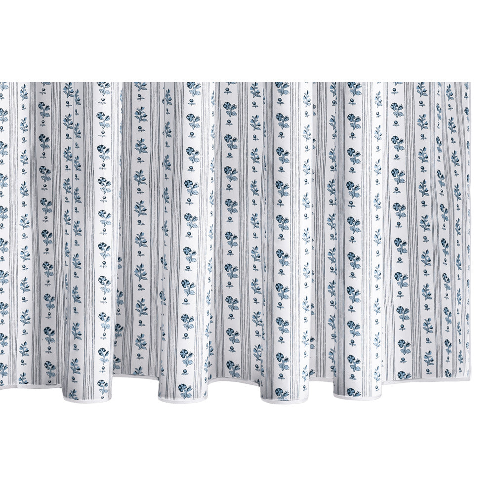 Cabanon Stripe 72" W x 72" L Shower Curtain Blue 