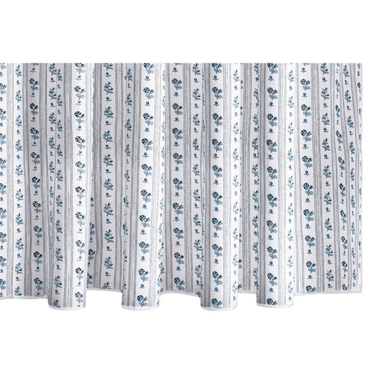 Cabanon Stripe 72" W x 72" L Shower Curtain Blue 