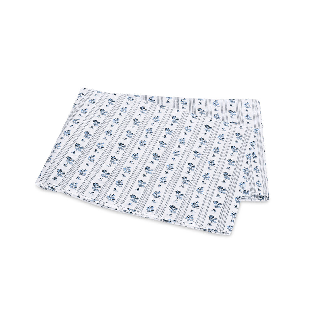Cabanon Stripe Flat Sheet - Blue