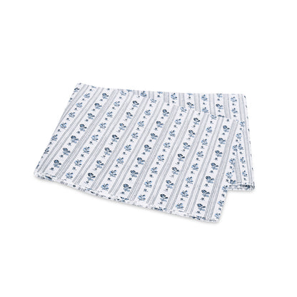 Cabanon Stripe Flat Sheet Blue 