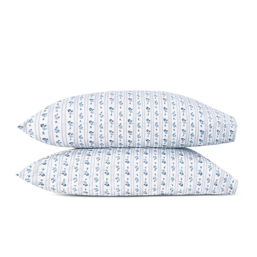 Cabanon Stripe Pillowcase Pair Blue 
