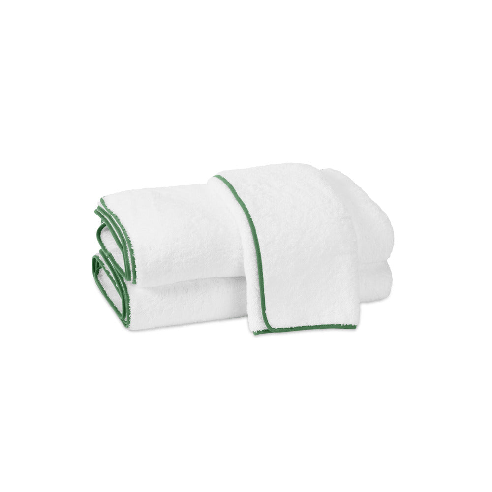 Cairo Guest Towel White & Palm 
