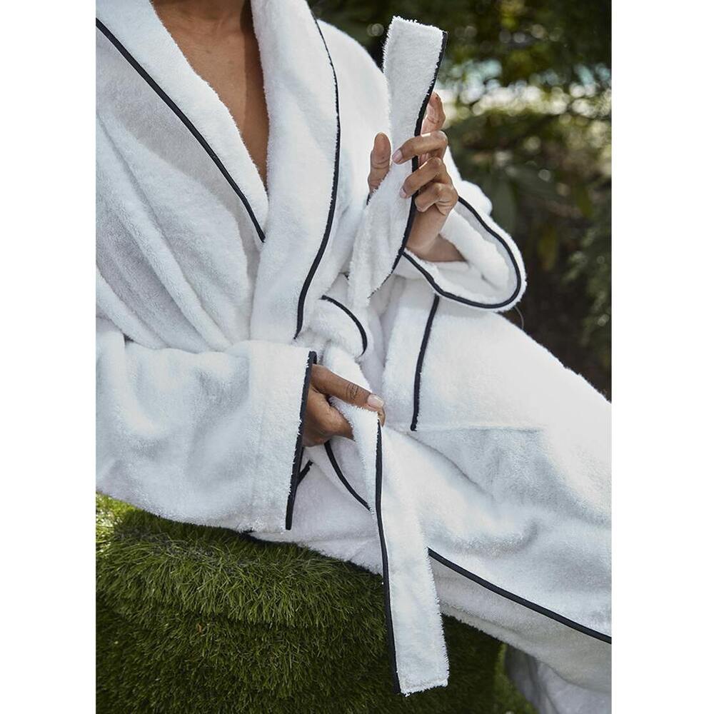 Cairo Robe White & Azure 3