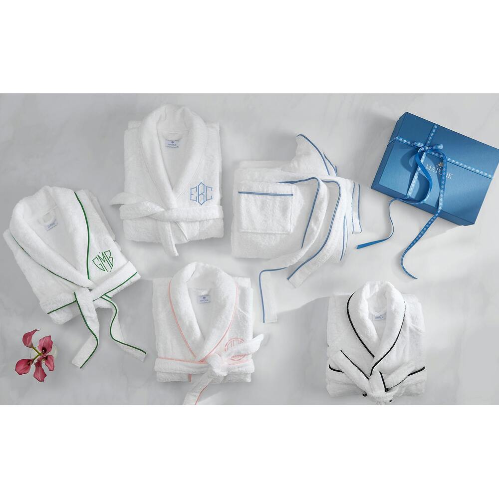 Cairo Robe White & Azure 4