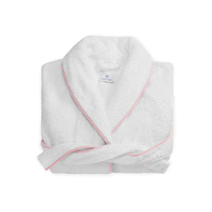 Cairo Robe White & Pink 