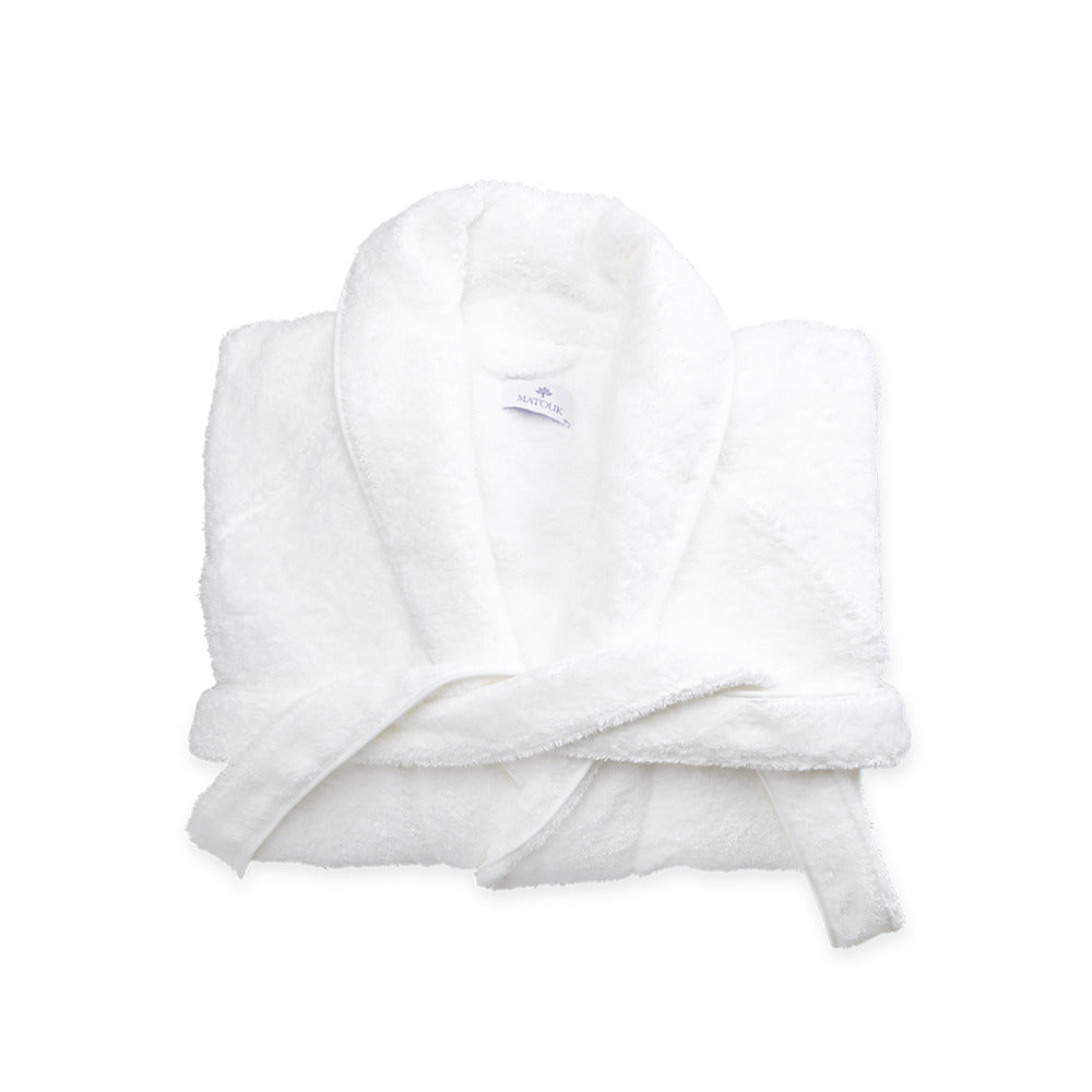 Cairo Robe White & White 
