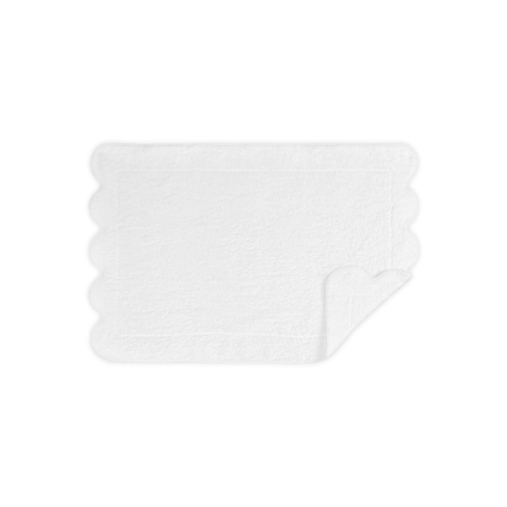 Cairo Scallop Tub Mat White 