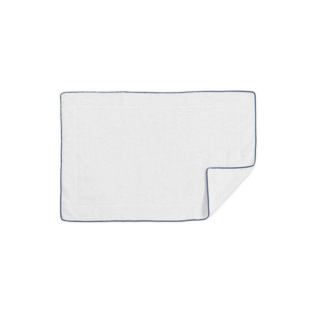 Cairo Tub Mat White & Sea 