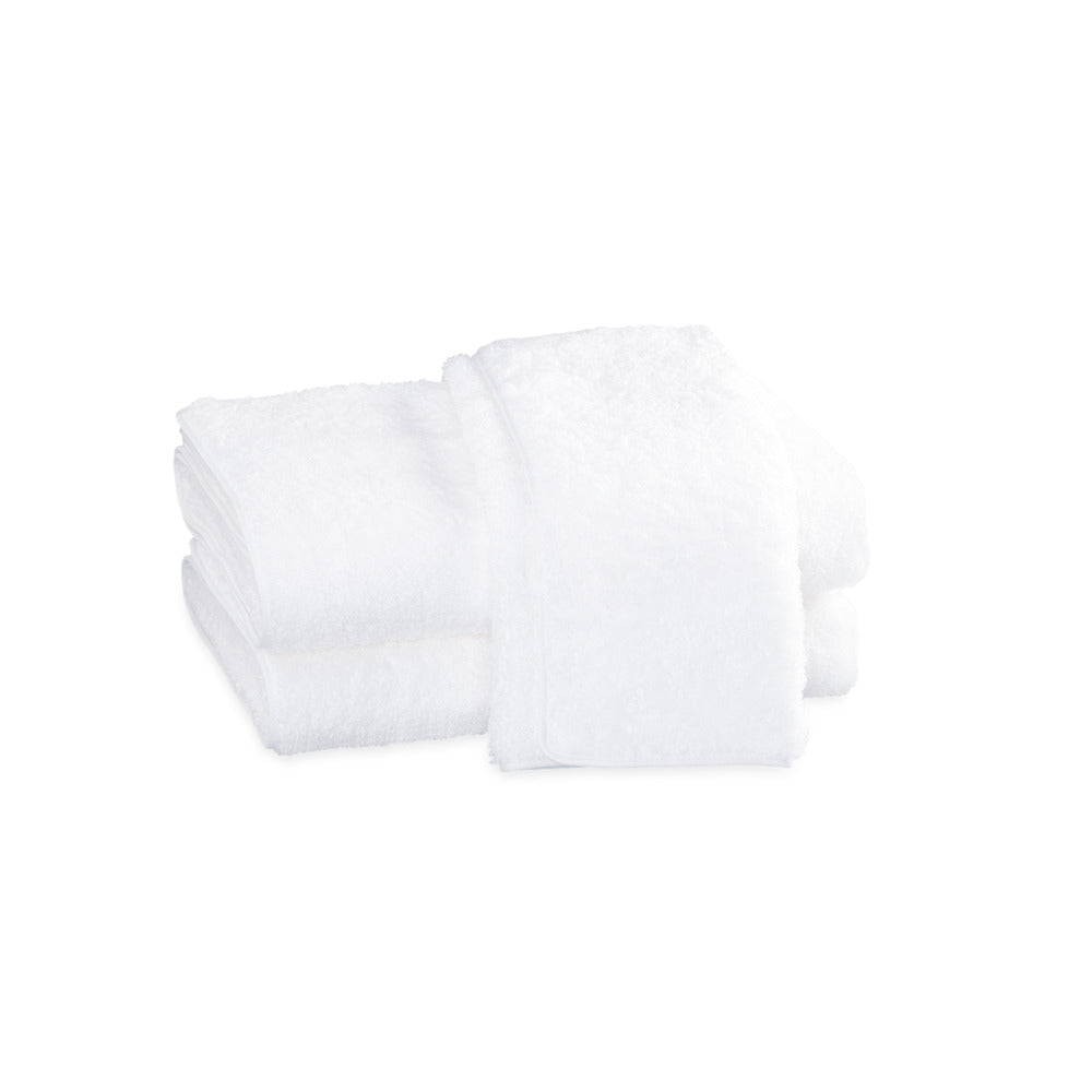 Cairo Wash Cloth White & White 