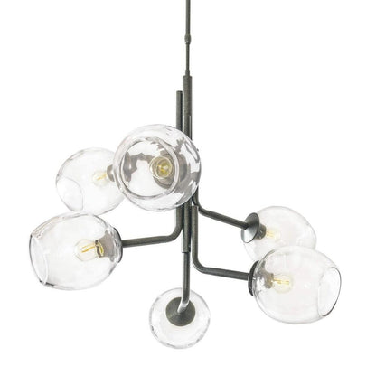 Caledonia Chandelier with 6 Globes by Simon Pearce 4