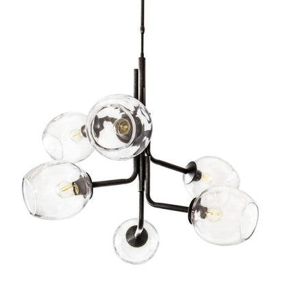 Caledonia Chandelier with 6 Globes by Simon Pearce 9