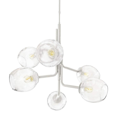 Caledonia Chandelier with 6 Globes by Simon Pearce 10