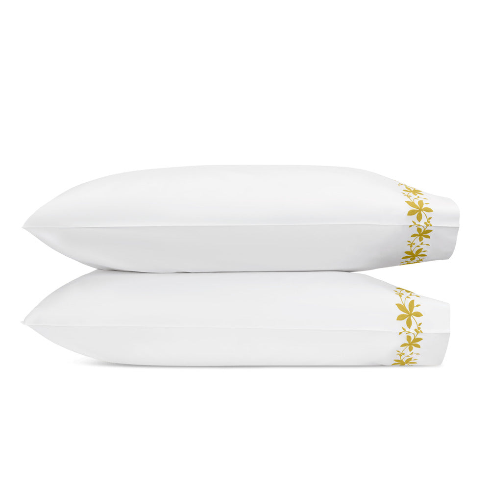 Callista Pillowcase Pair Lemon 