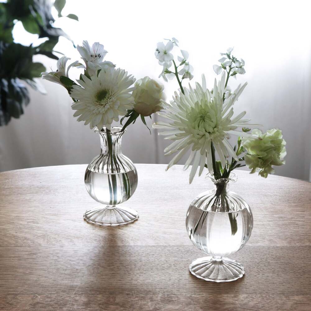 Cambridge Louise 5" Bud Vase Set of 2 - Clear by Beatriz Ball 1