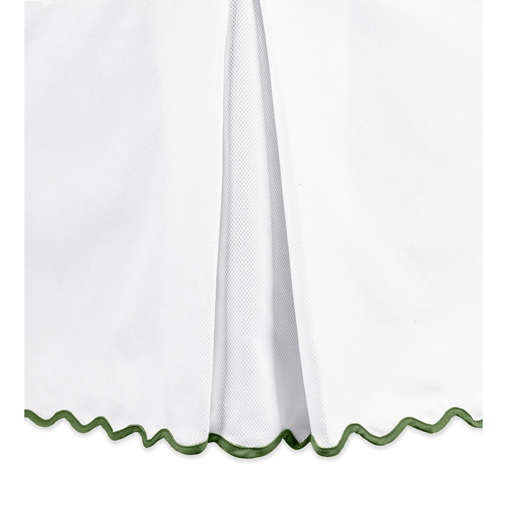Camilla Pique Bed Skirt Palm 