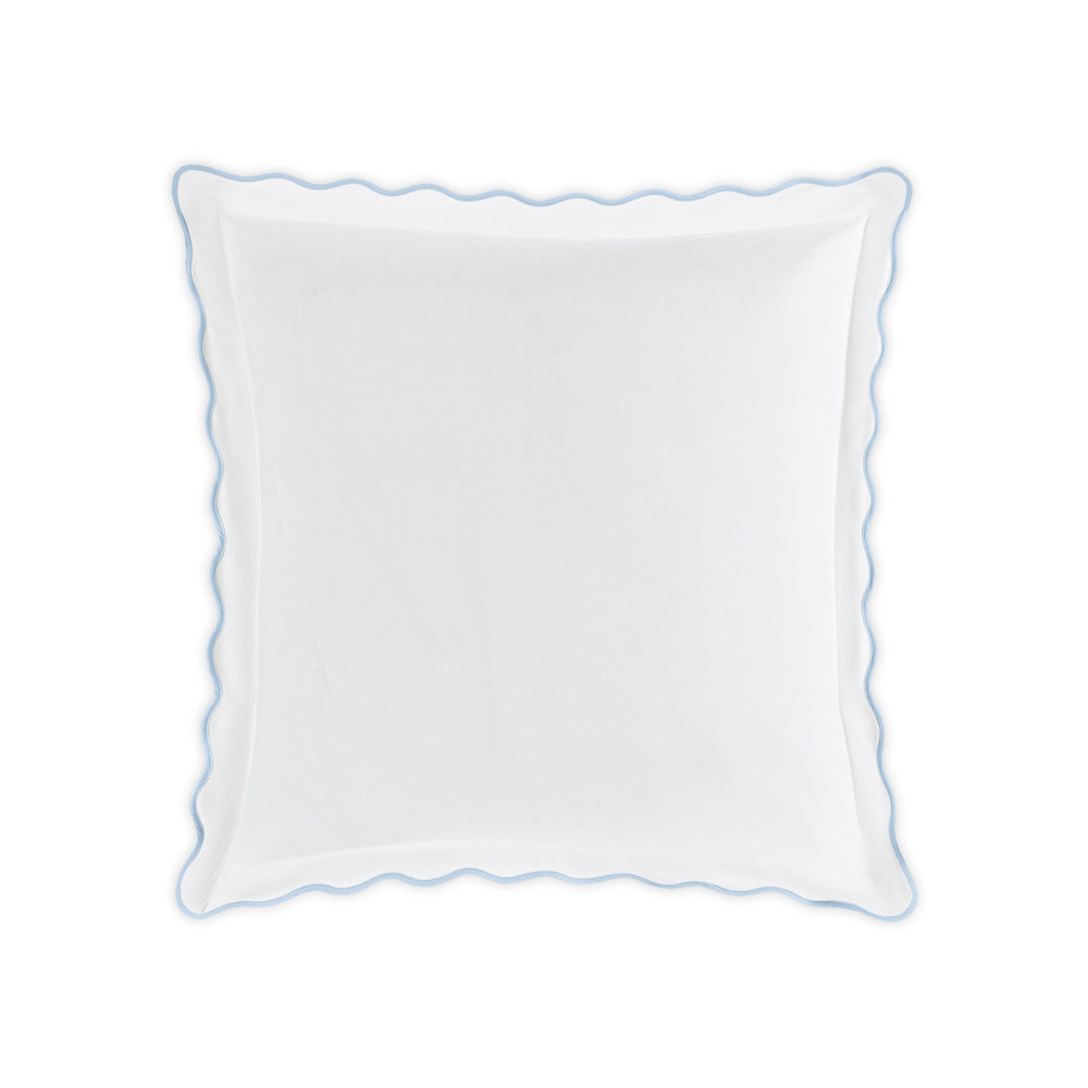Camilla Pique Sham Light Blue Euro 