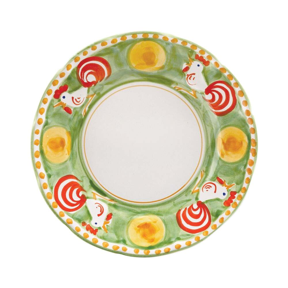 Campagna Gallina Dinner Plate by VIETRI 