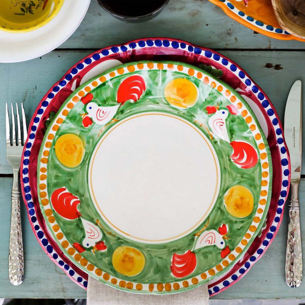 Campagna Gallina Salad Plate by VIETRI by Additional Image -1