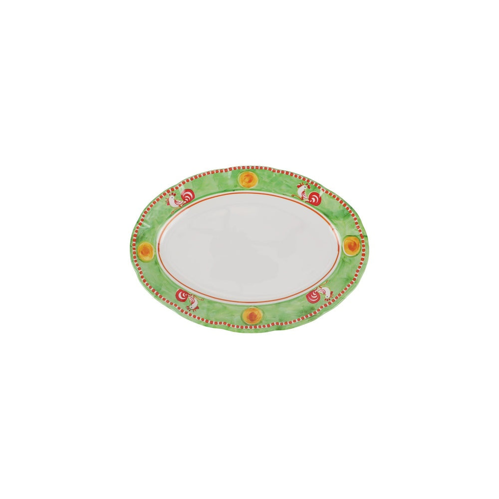 Campagna Melamine Platter Green by Vietri 