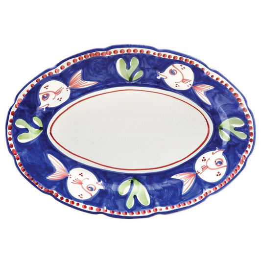 Campagna Pesce Oval Platter by VIETRI 