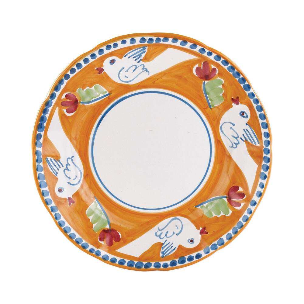 Campagna Uccello Dinner Plate by VIETRI 