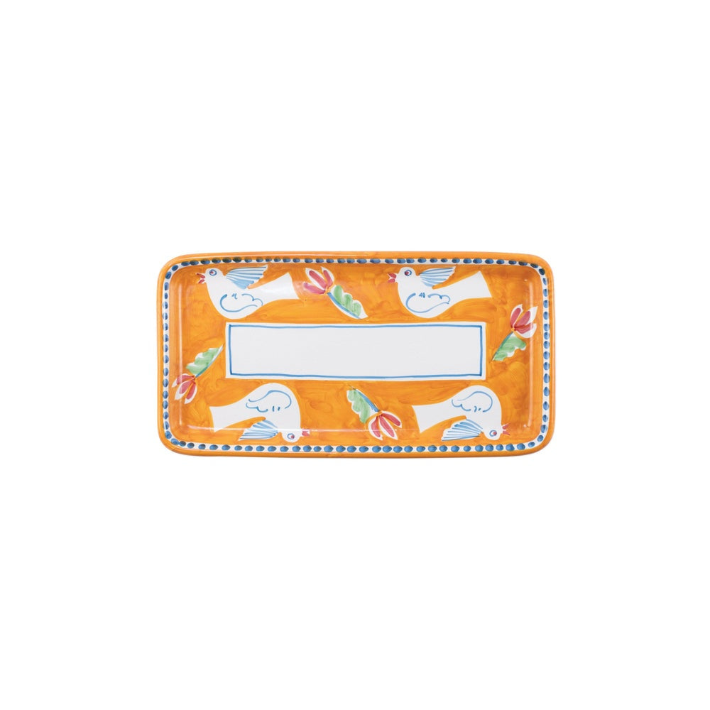 Campagna Uccello Rect Platter by Vietri 