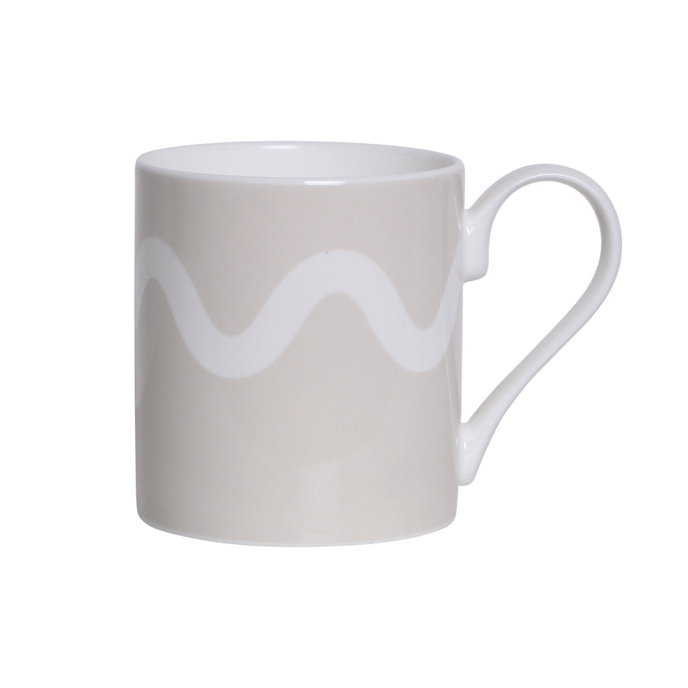 Cappuccino Squiggle Fine China Mug - 280ml by Addison Ross