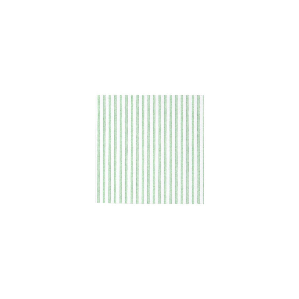 Capri Green Stripe Dinner Napkin (Pack of 20) by Vietri 2