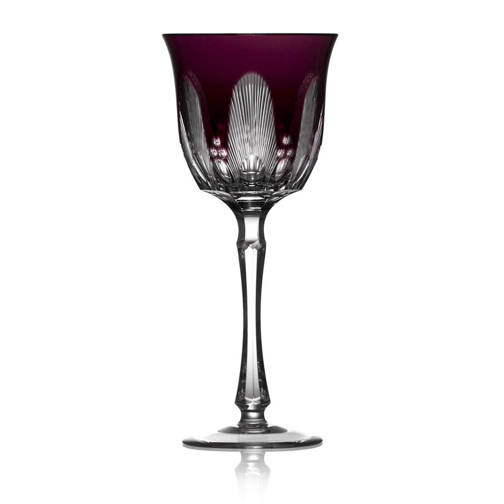 Captiva Amethyst Water Glass by Varga Crystal 