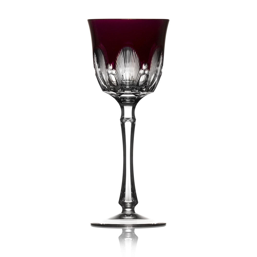 Captiva Amethyst Wine Hock by Varga Crystal 