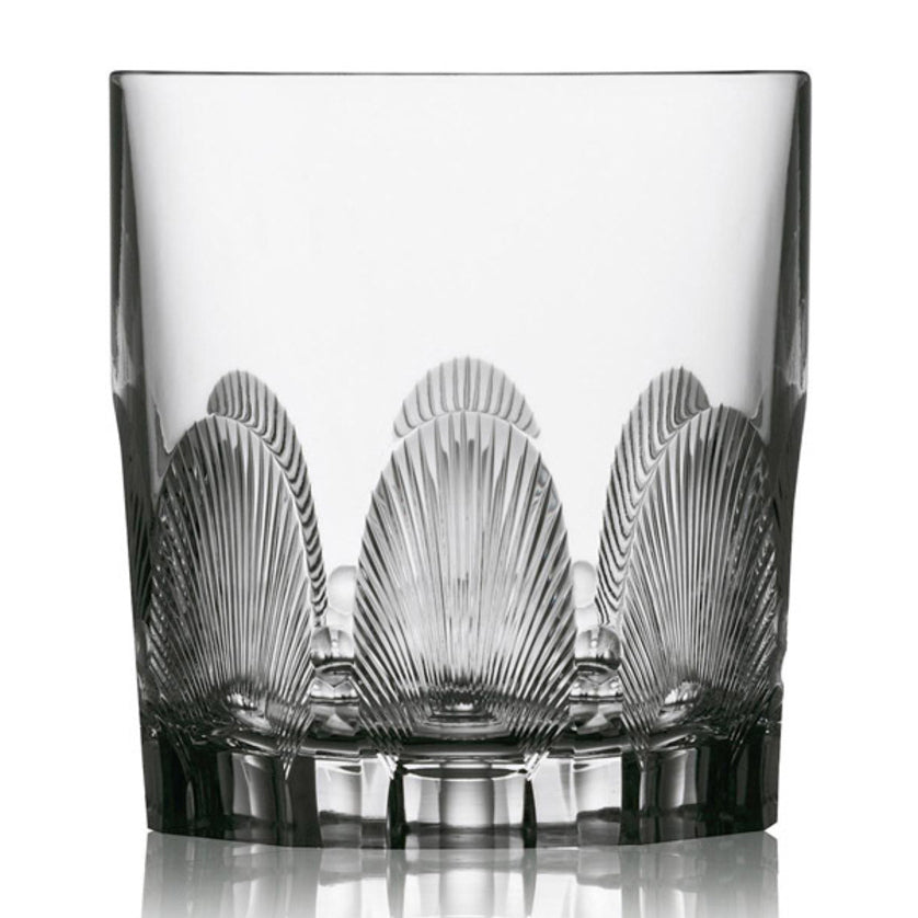 Captiva Clear Double Old Fashioned Glass by Varga Crystal 