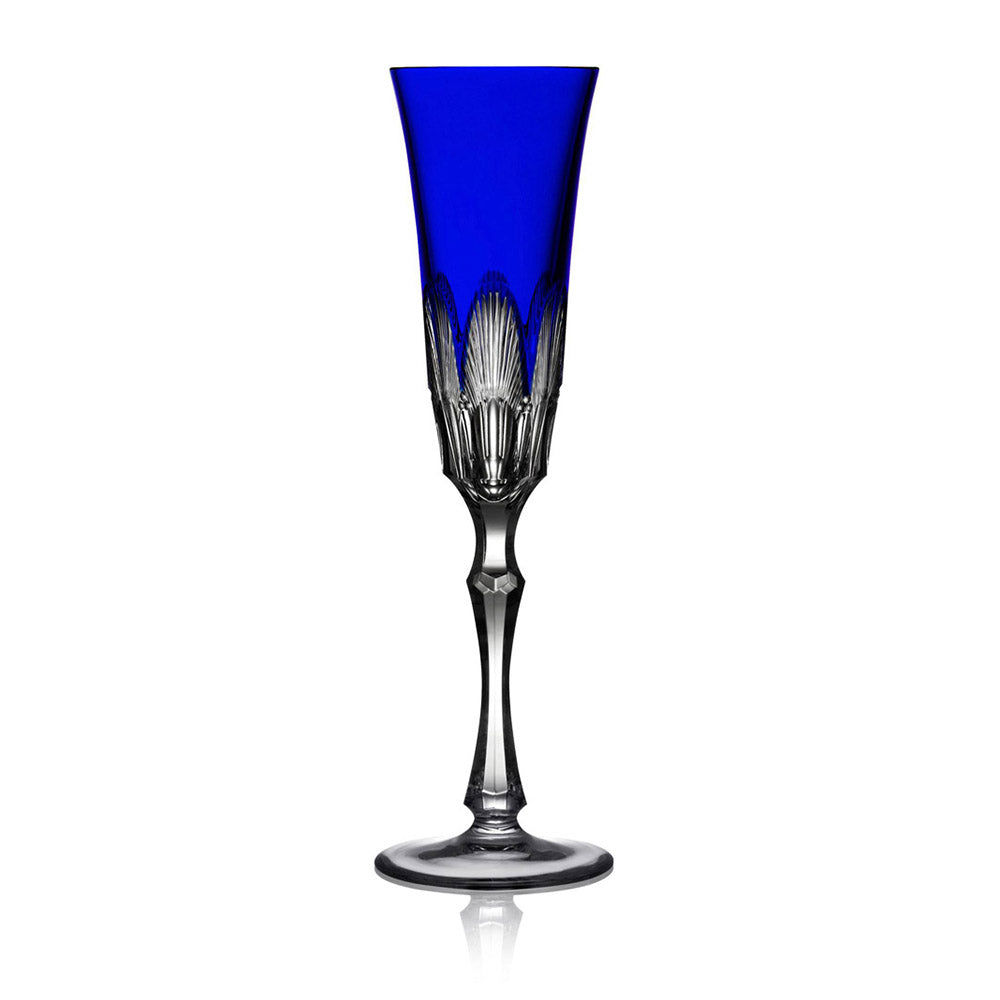 Captiva Cobalt Flute by Varga Crystal 