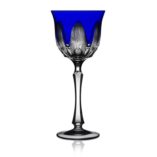 Captiva Cobalt Water Glass by Varga Crystal 