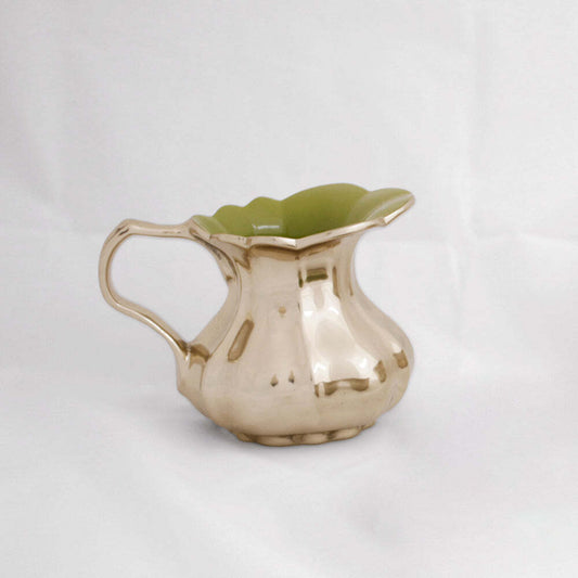 Carnaval Latur Small Pitcher - Gold & Green by Beatriz Ball 