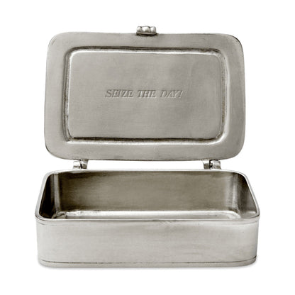 "Carpe Diem" Box, Small by Match Pewter 2